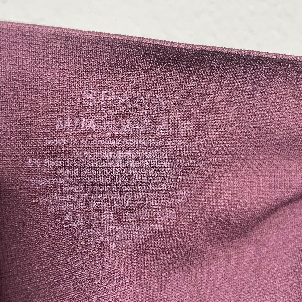 CLEARANCE✨ Spanx Burgundy Camo Seamless Leggings M - Picture 3 of 3